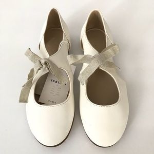 Zara Leather Ballet Shoes